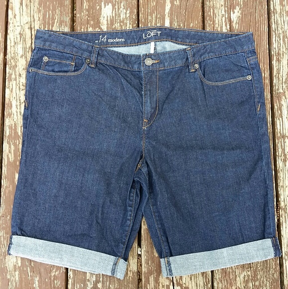 LOFT Pants - Ann Taylor LOFT Bermunda Jean Shorts LOFT Pants - Ann Taylor LOFT Bermunda Jean Shorts
